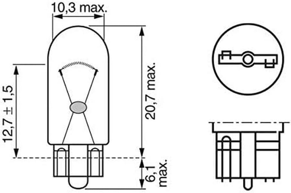 BOSCH Ampoule à incandescence 1987301026