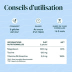 NOVOMA Bisglycinate de magnésium 300 mg + Vitamine B6, 120 gélules
