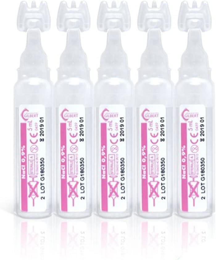 Physiodose Sérum Physiologique Bébé – 40 unidoses stériles de 5 ml – Nez, yeux