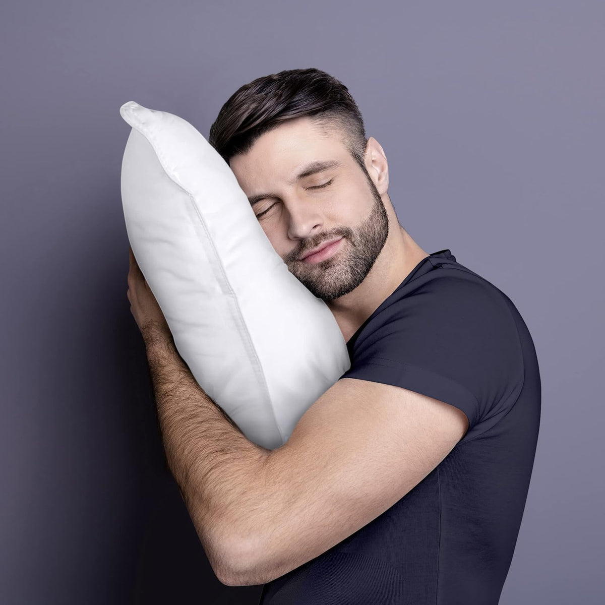 Utopia Bedding Lot de 2 Oreillers 60x60 cm, Coussins de Lit Blancs