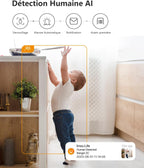 Caméra de surveillance WiFi intérieure Imou 2K, caméra connectée à 360° pour smartphone