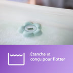 Thermomètre de bain numérique pour bébé Philips Avent, étanche et mesure précise de la température (Modèle SCH480/00)