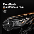 Maizjok® Housse de protection moto extérieur étanche, bâche moto imperméable 210D