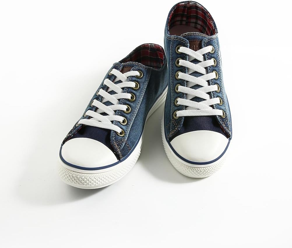 VSUDO Lacets plats pour baskets, lacets plats pour sneakers - Économiques, 8 mm de large, 29 couleurs et 14 longueurs au choix