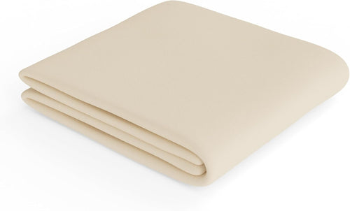 Amazon Basics Drap-housse, 160 x 200 x 30 cm, en microfibre de polyester pour matelas épais jusqu'à 30 cm, beige