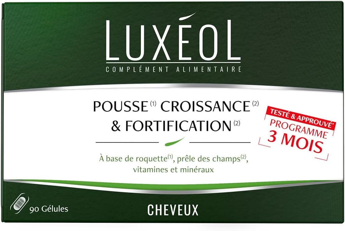 LUXÉOL - Pousse Croissance & Fortification - Complément Alimentaire Cheveux