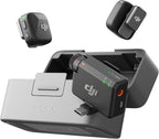DJI Mic Mini (2 émetteurs + 1 récepteur + étui de recharge), ultraléger, audio de haute qualité