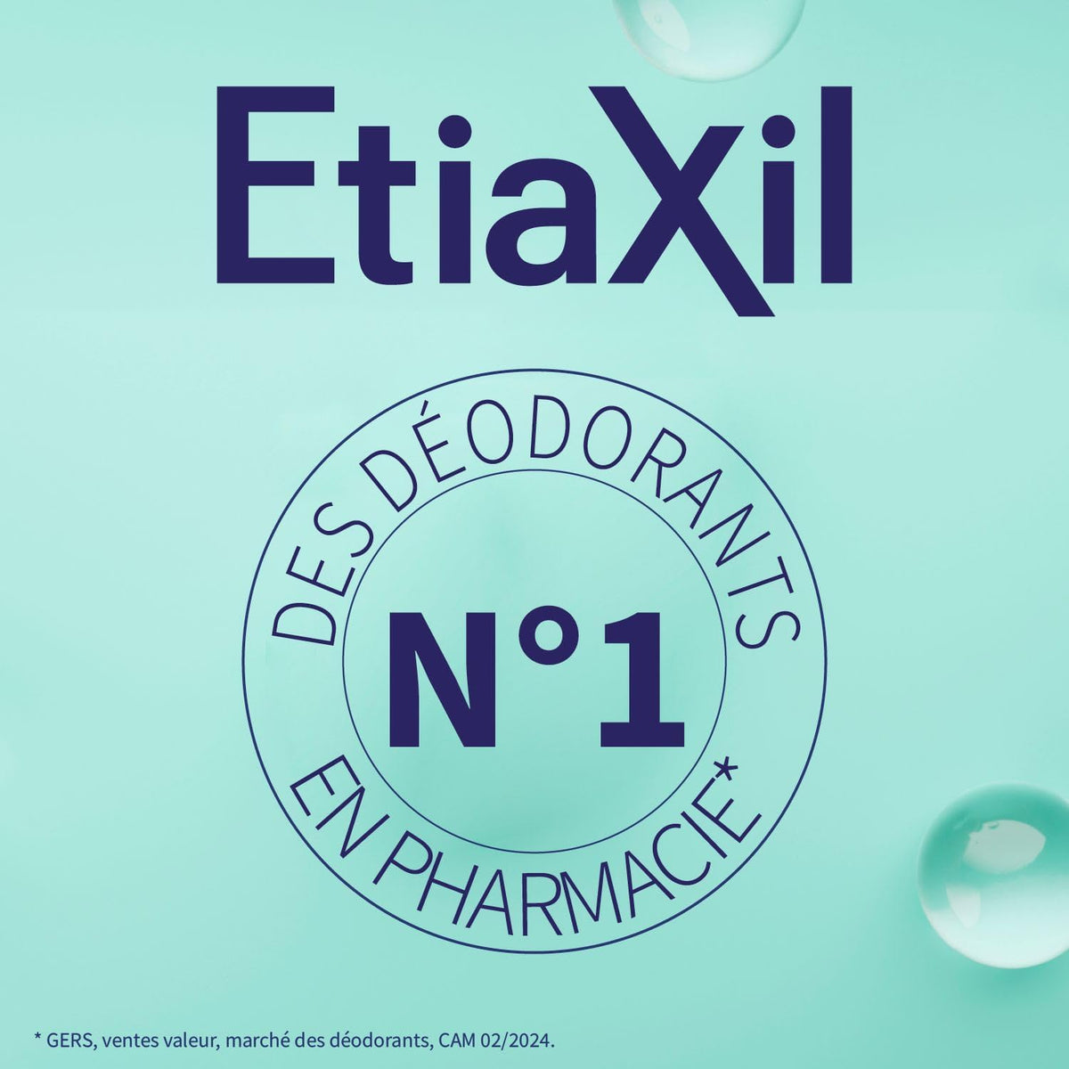 ETIAXIL Déodorant Détranspirant Peaux Sensibles - Sans parfum - 15ml