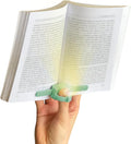 Lizia - Lampe de lecture et liseuse LED rechargeable - Support de livre ergonomique pour une main - Vert