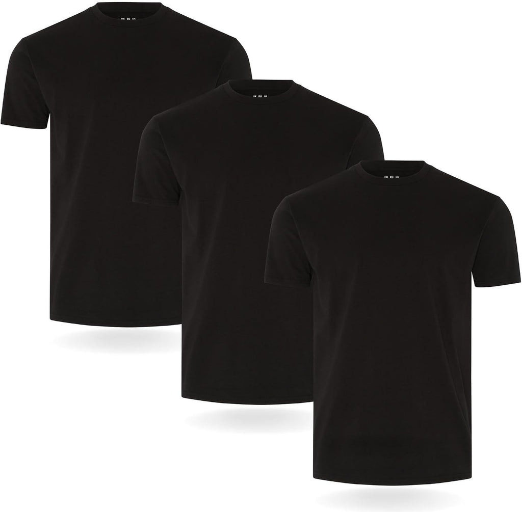 Lot de 3/5 T-shirts Homme 100% Coton FM London, Vêtements Homme Ajustés