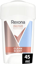 REXONA Maximum Protection Déodorant Femme Stick Clean Scent 45 ml