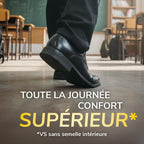 Scholl Semelles GelActiv Professionnel - Chaussures de travail Hommes - Pour un confort durable avec une absorption des chocs et un amorti renforcé grâce à la technologie GelWave - Taille 40 à 46,5