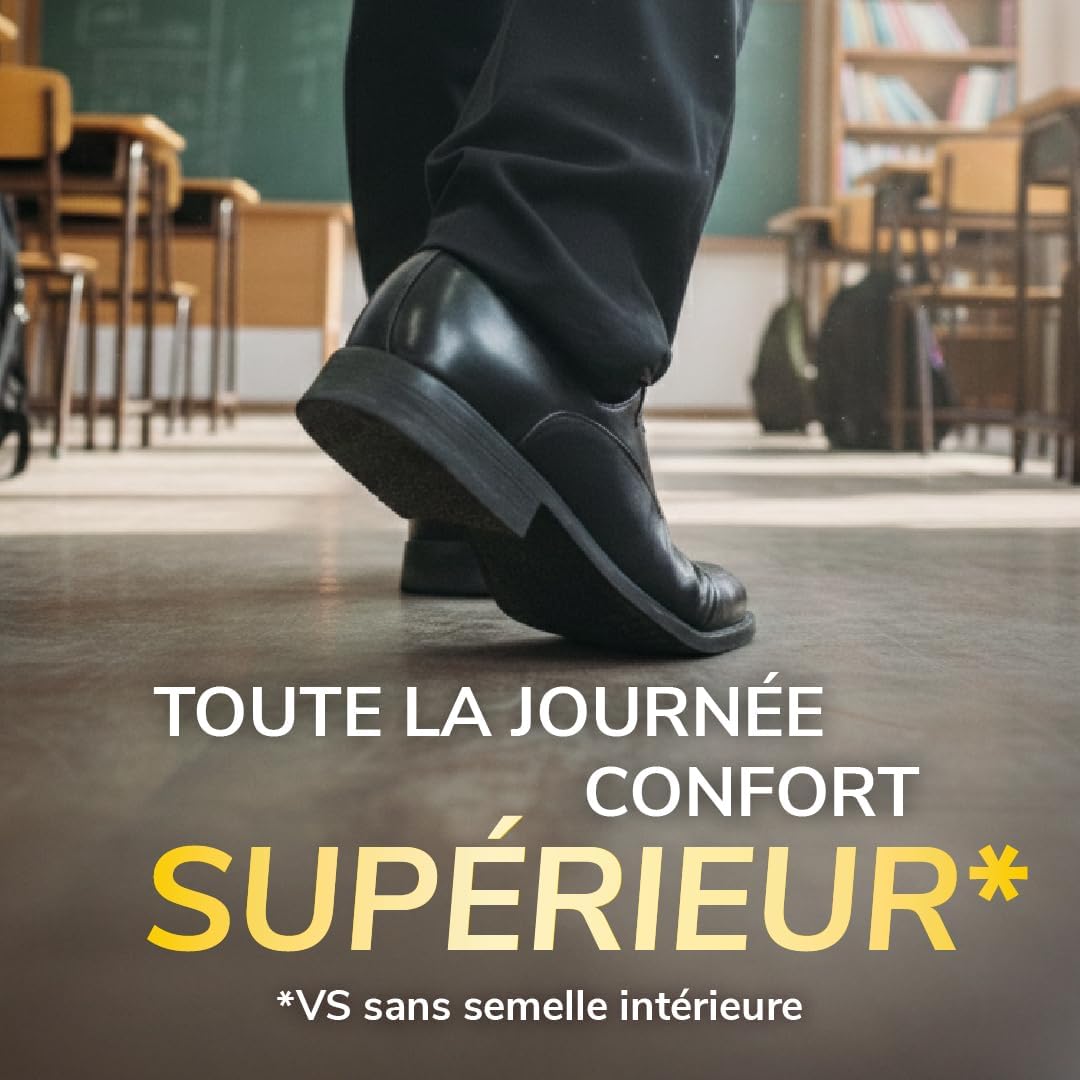 Scholl Semelles GelActiv Professionnel - Chaussures de travail Hommes - Pour un confort durable avec une absorption des chocs et un amorti renforcé grâce à la technologie GelWave - Taille 40 à 46,5