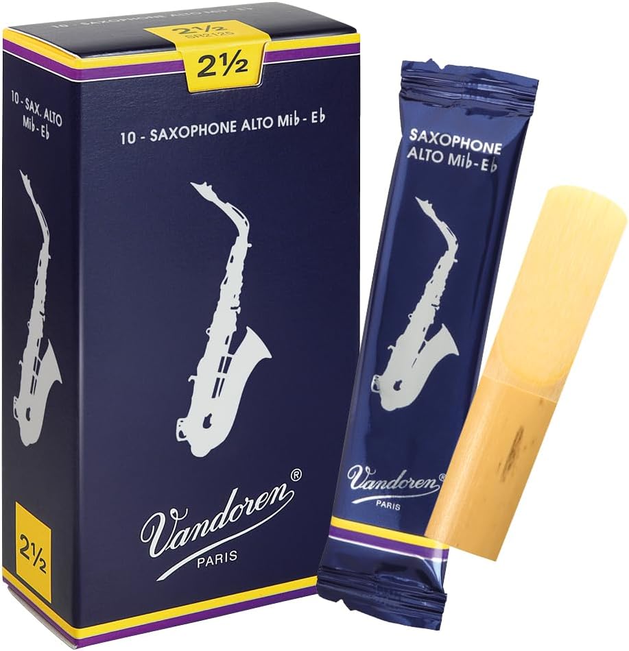 Anches Vandoren pour saxophone alto Traditionnelles Force : 2 1/2