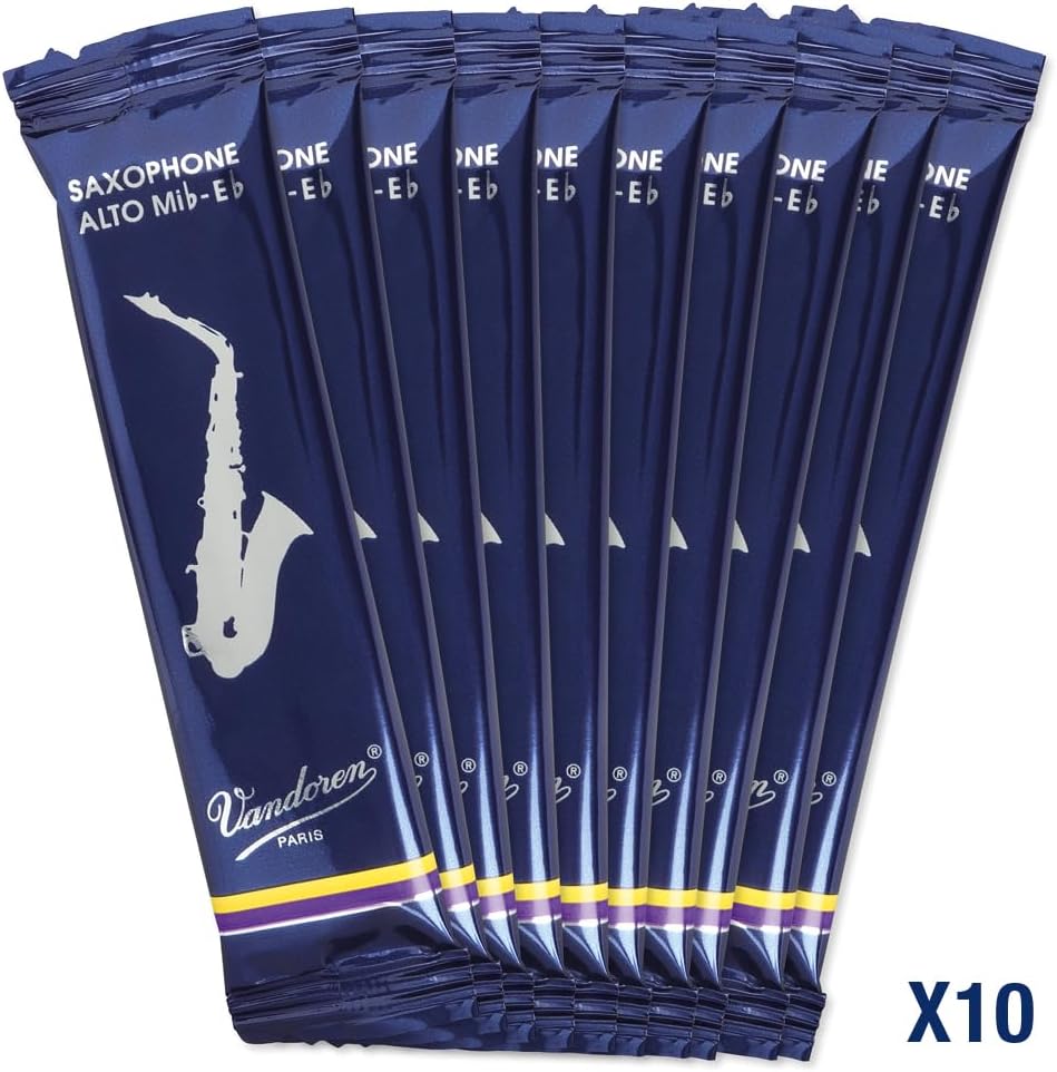Anches Vandoren pour saxophone alto Traditionnelles Force : 2 1/2
