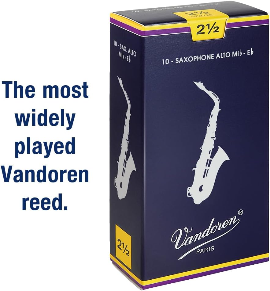 Anches Vandoren pour saxophone alto Traditionnelles Force : 2 1/2
