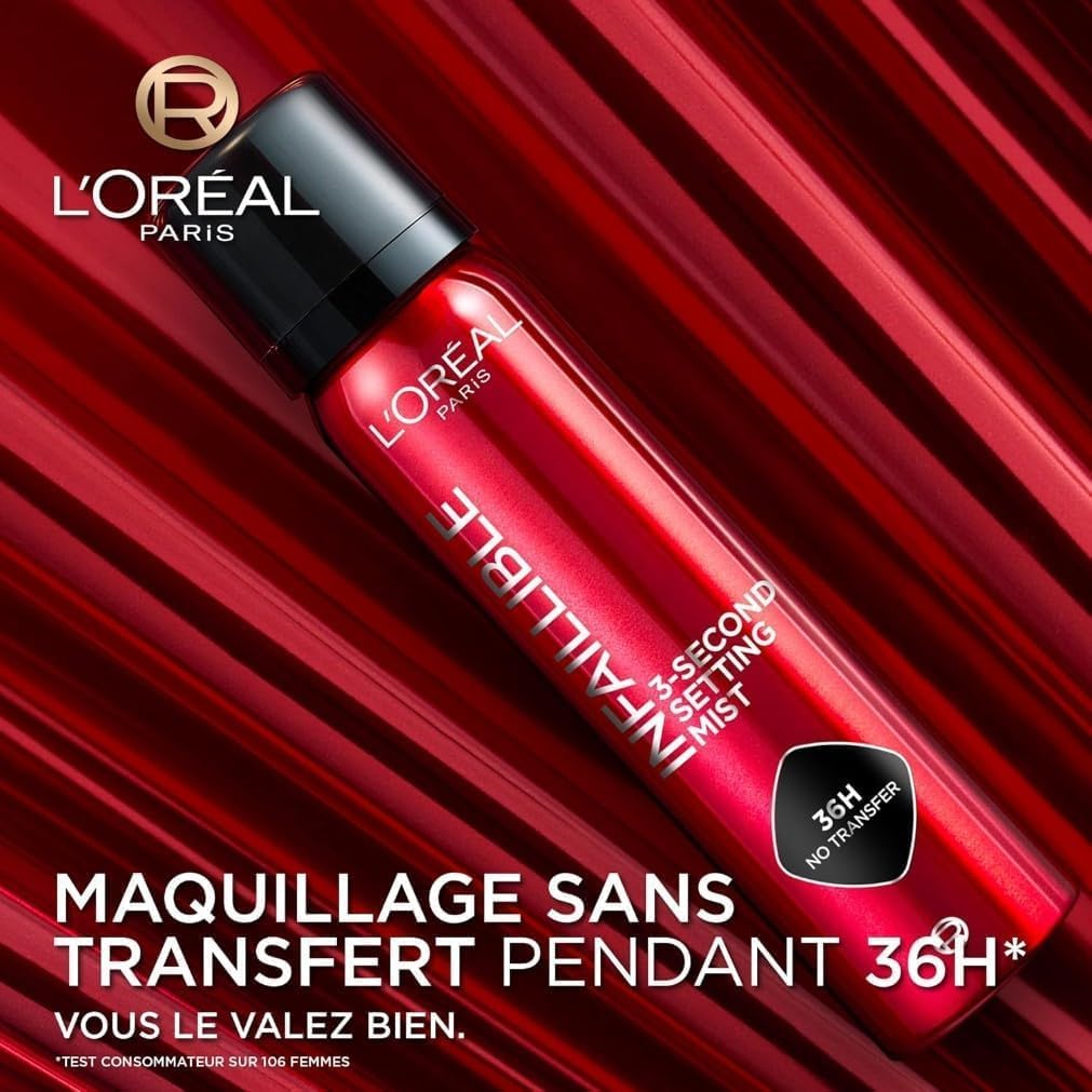 Spray Fixateur de Maquillage Waterproof 36h L'Oréal Paris Infaillible 75 ml