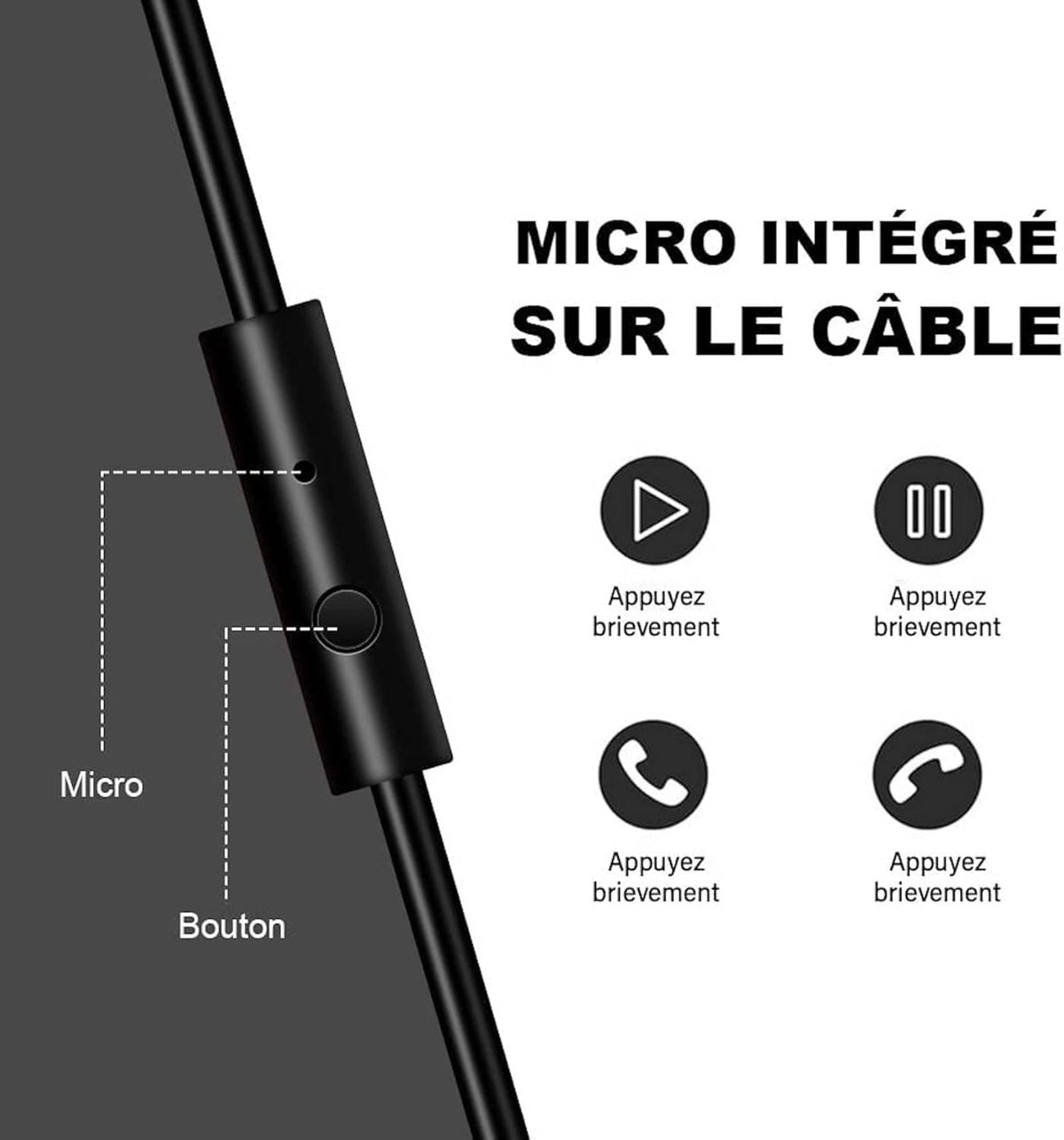 OneOdio Casque Audio Filaire DJ pour Piano et Guitare avec Micro, Audio Hi-Res et Basses Profondes, Casque Léger, Confortable et Pliable avec Share-Port, 2 câbles - Casque pour PC, Studio, Moniteur, AMP Pro-10