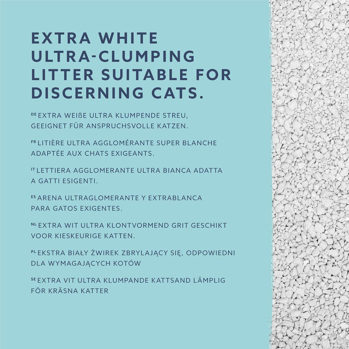 by Amazon Litière agglomérante ultra blanche pour chat, 10 L