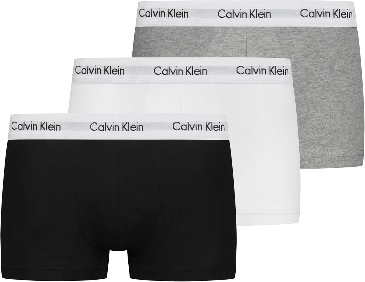 Lot de 3 boxers taille basse pour homme Calvin Klein sous-vêtement