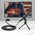 SHULIANCABLE Câble XLR, câble de microphone professionnel symétrique mâle vers femelle, compatible avec microphone, table de mixage, caméra, amplificateur, alimentation fantôme, haut-parleur (2M)
