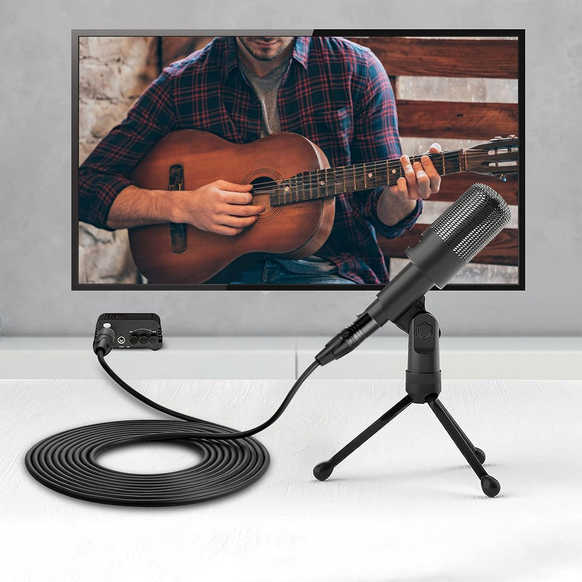 SHULIANCABLE Câble XLR, câble de microphone professionnel symétrique mâle vers femelle, compatible avec microphone, table de mixage, caméra, amplificateur, alimentation fantôme, haut-parleur (2M)