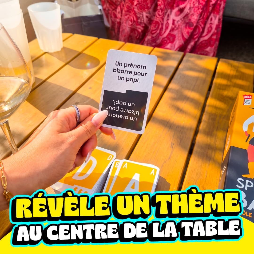 ATM Gaming Speedbac - Jeu de société pour famille et amis - 2 à 7 joueurs