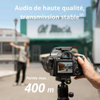 DJI Mic Mini (2 émetteurs + 1 récepteur + étui de recharge), ultraléger, audio de haute qualité