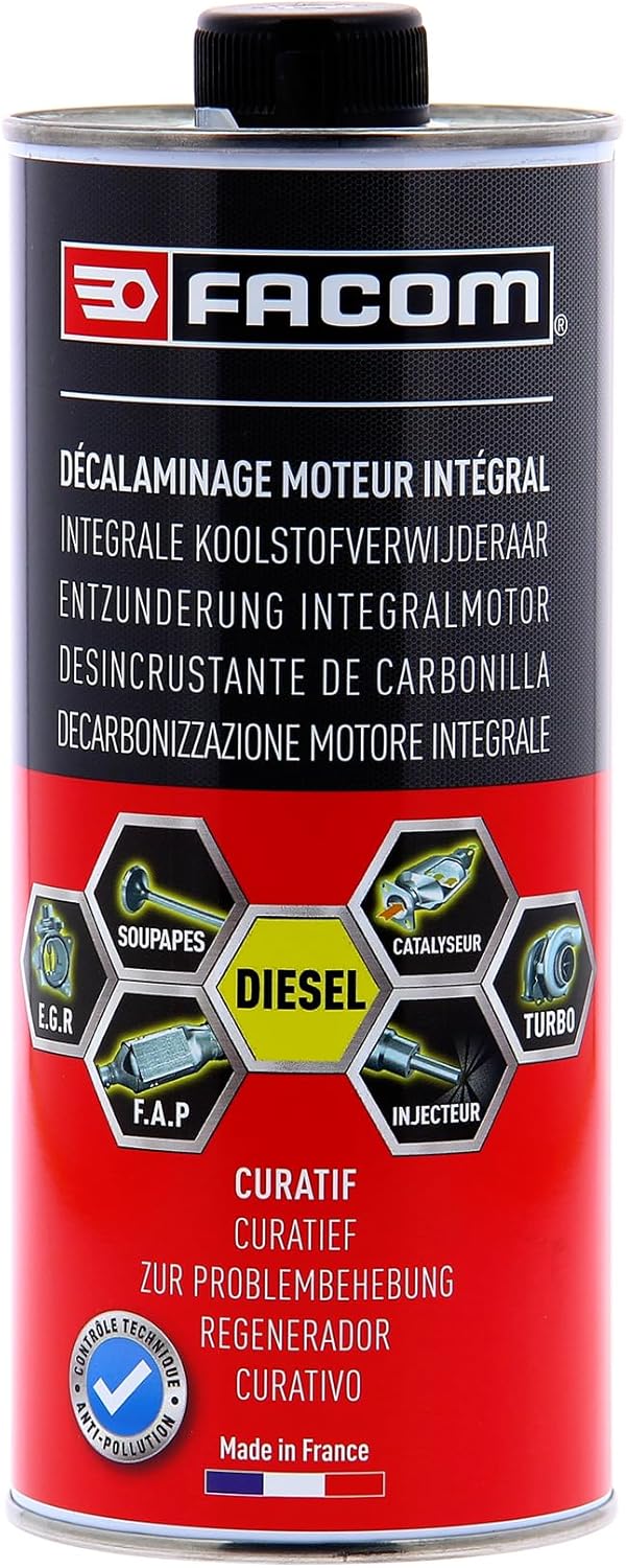Décalaminant moteur diesel FACOM 1L Nettoyant EGR Turbo FAP