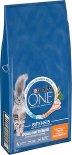PURINA ONE - Bifensis Croquettes pour chat adulte stérilisé - Sac de 7,5 kg
