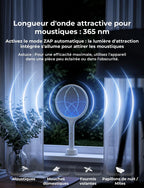 Raquette anti-insectes électrique YISSVIC 4000V 1500mAh avec base rechargeable