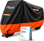 Maizjok® Housse de protection moto extérieur étanche, bâche moto imperméable 210D