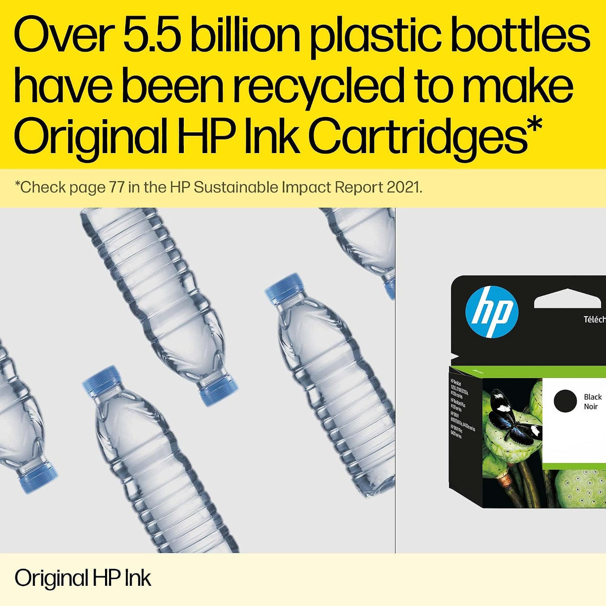 Cartouche d'encre noire originale HP 305