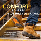 Scholl Semelles GelActiv Professionnel - Chaussures de travail Hommes - Pour un confort durable avec une absorption des chocs et un amorti renforcé grâce à la technologie GelWave - Taille 40 à 46,5