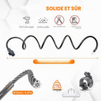 GRIFEMA GA1204-12, Chaîne antivol pour vélo 120 cm