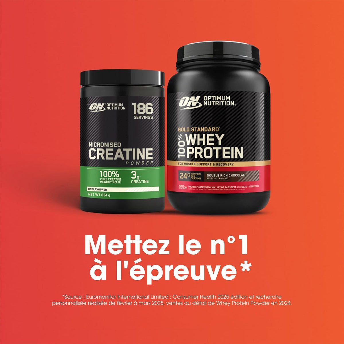 Poudre de Créatine Monohydrate Micronisée Optimum Nutrition, 634g