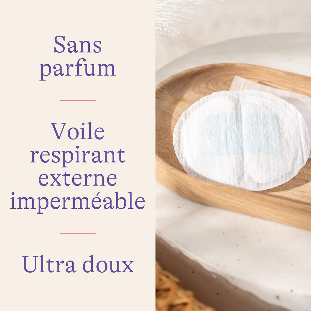 Coussinets d'allaitement jetables Lansinoh x100 ultra-absorbants anti-fuites