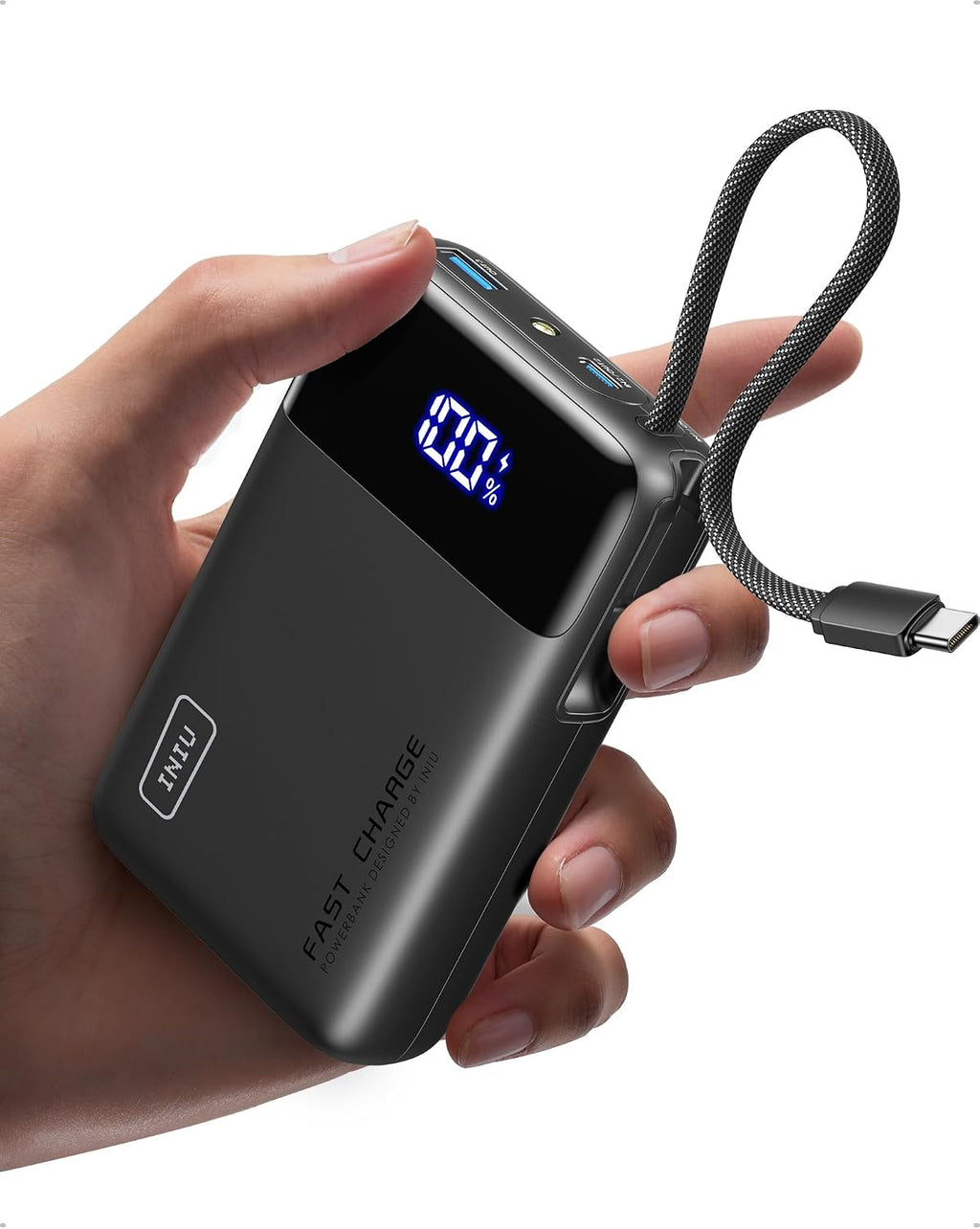 Batterie externe INIU, petit chargeur portable 20 000 mAh, charge rapide 45 W pour voyage