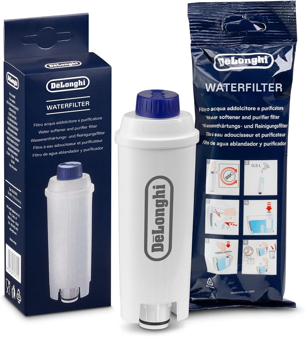 Filtre à eau De'Longhi DLS C002 à débit direct – Blanc