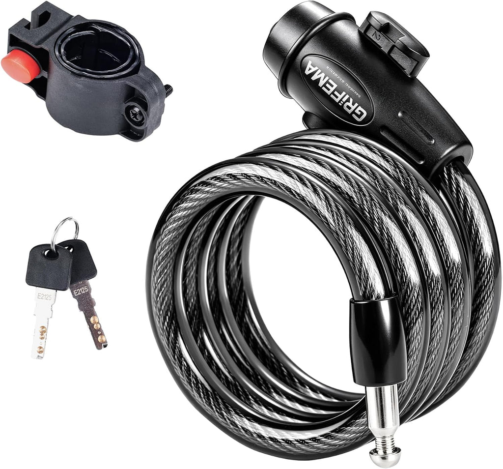 GRIFEMA GA1204-12, Chaîne antivol pour vélo 120 cm