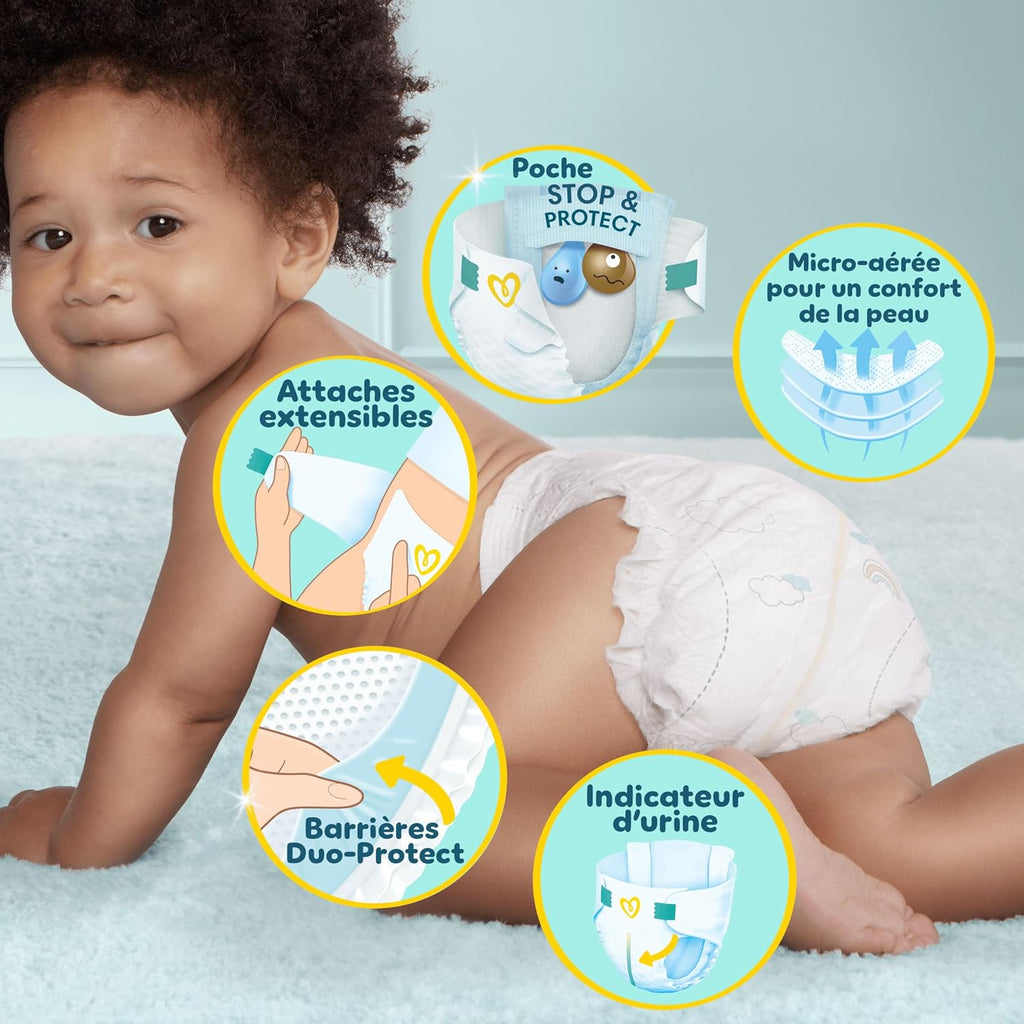 Couches Pampers Premium Protection Taille 5 x152 Pack Mensuel