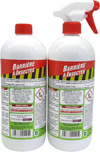 BARRIÈRE À INSECTES Insectes rampants, volants, acariens – Prêt à l'emploi 1 L + recharge de 1 L, sans objet