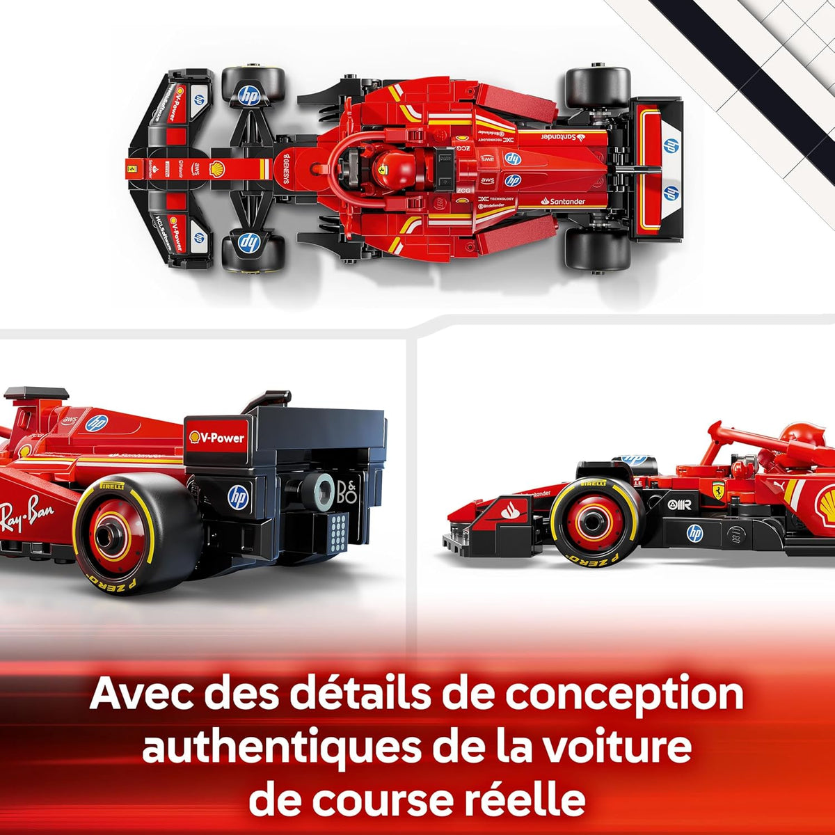 LEGO Speed Champions Voiture de F1 Ferrari SF-24-77242