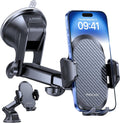 Support téléphone voiture Miracase [Ventouse puissante] porte-téléphone pour tableau de bord, rotation 360°, ventouse portable pour iPhone, compatible avec smartphones de 4 à 7,2 pouces