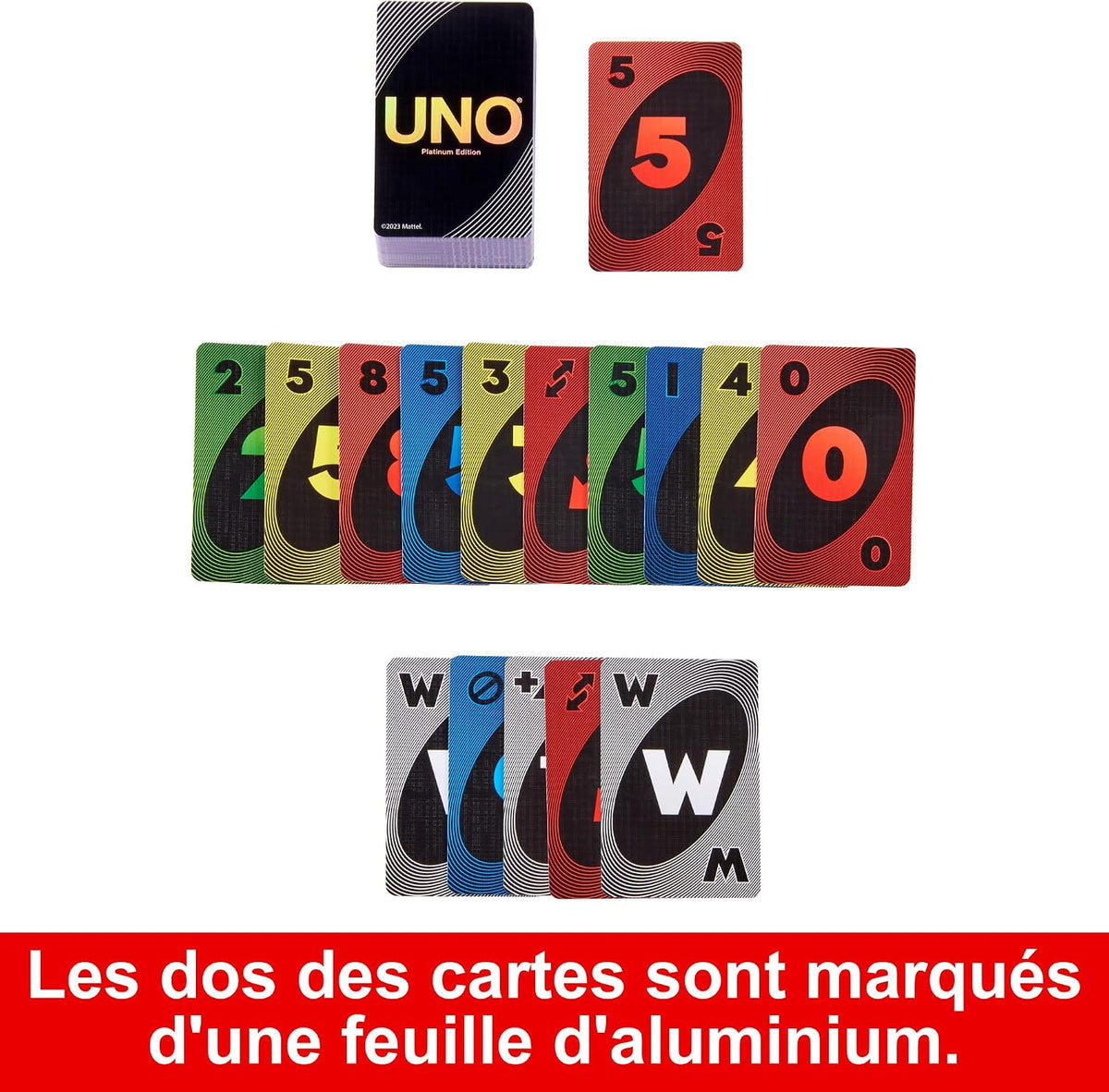 Jeu de cartes Mattel Games UNO Dare pour adultes, 18 ans et plus, 2 à 10 joueurs