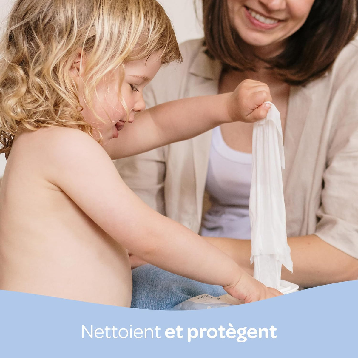 BIOLANE - Lingettes bébé à l'eau - 225 Lingettes - Lot de 3x75