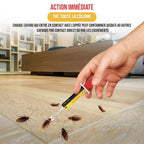 ATAQ - Gel Appât 10g Anti-Cafards Puissant Professionnel - Blattes - Insecticide - Éradicateur Efficace - Élimine Rapidement les Cafards – Formule professionnelle - résultat rapide