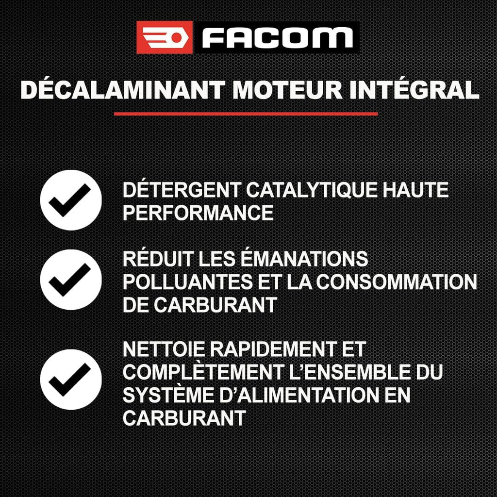 Décalaminant moteur diesel FACOM 1L Nettoyant EGR Turbo FAP