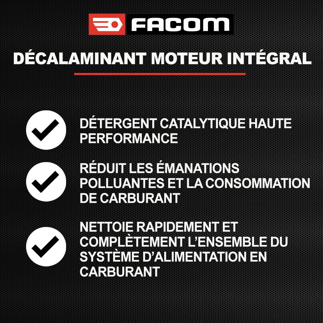Décalaminant moteur diesel FACOM 1L Nettoyant EGR Turbo FAP