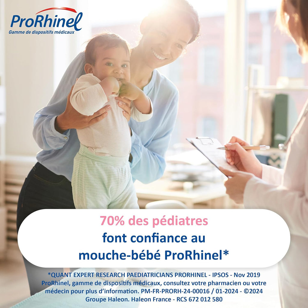 PRORHINEL Embouts jetables souples pour mouche-bébé manuel, lot de 4 x 20